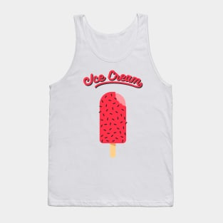 Ice Cream Black Pink Tank Top